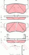 TRW GDB3432 - PASTILLAS DE FRENO