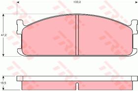 TRW GDB345 - PASTILLAS DE FRENO