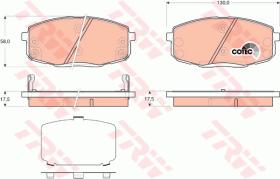 TRW GDB3450 - PASTILLAS DE FRENO