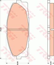 TRW GDB3485 - PASTILLAS DE FRENO