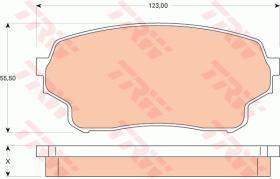 TRW GDB3490 - PASTILLAS DE FRENO