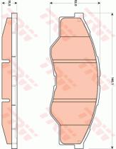 TRW GDB3500 - PASTILLAS DE FRENO