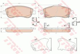 TRW GDB3559 - PASTILLAS FRENO