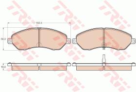 TRW GDB3564 - PASTILLAS DE FRENO