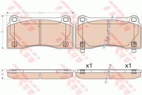 TRW GDB3573 - PASTILLAS DE FRENO