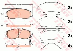 TRW GDB3581 - PASTILLAS DE FRENO