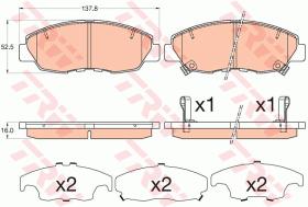 TRW GDB3609 - PASTILLAS DE FRENO