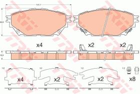 TRW GDB3611 - PASTILLAS DE FRENO