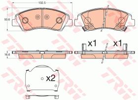 TRW GDB3618 - PASTILLAS DE FRENO