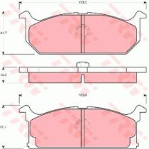 TRW GDB382 - PASTILLAS DE FRENO