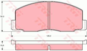 TRW GDB388 - PASTILLAS DE FRENO