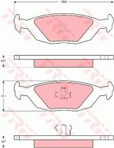 TRW GDB392 - PASTILLAS DE FRENO