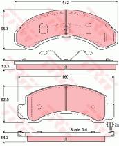 TRW GDB4004 - PASTILLAS DE FRENO