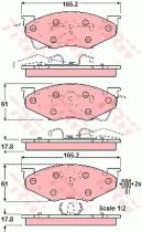 TRW GDB4008 - PASTILLAS DE FRENO