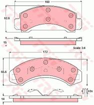 TRW GDB4013 - PASTILLAS DE FRENO