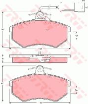 TRW GDB404 - PASTILLAS DE FRENO