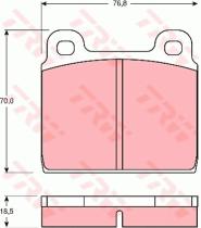 TRW GDB407 - PASTILLAS DE FRENO