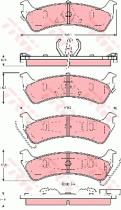 TRW GDB4094 - PASTILLAS DE FRENO