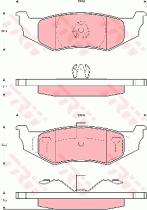 TRW GDB4119 - PASTILLAS DE FRENO