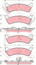 TRW GDB4124 - PASTILLAS DE FRENO