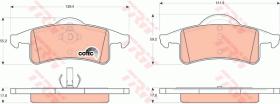 TRW GDB4127 - PASTILLAS DE FRENO