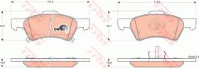 TRW GDB4129 - PASTILLAS DE FRENO