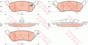 TRW GDB4130 - PASTILLAS DE FRENO