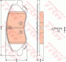 TRW GDB4141 - PASTILLAS DE FRENO