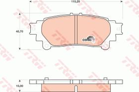 TRW GDB4174 - PASTILLAS DE FRENO