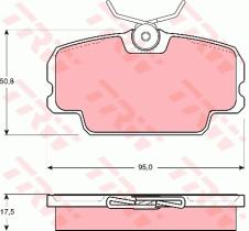 TRW GDB434 - PASTILLAS DE FRENO