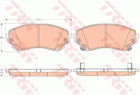 TRW GDB4456 - PASTILLAS DE FRENO