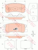 TRW GDB4600 - PASTILLAS DE FRENO