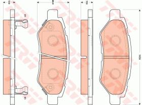 TRW GDB4602 - PASTILLAS DE FRENO