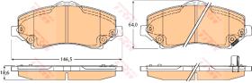 TRW GDB4605 - PASTILLAS DE FRENO