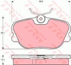 TRW GDB493 - PASTILLAS DE FRENO