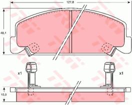 TRW GDB764 - PASTILLAS DE FRENO