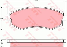 TRW GDB765 - PASTILLAS DE FRENO