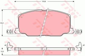 TRW GDB798 - PASTILLAS DE FRENO