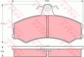 TRW GDB846 - PASTILLAS DE FRENO