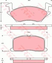 TRW GDB878 - PASTILLAS DE FRENO