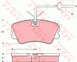 TRW GDB900 - PASTILLAS DE FRENO
