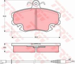 TRW GTD1005 - FRICTION   KIT