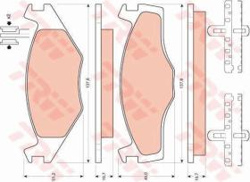 TRW GTD1010 - FRICTION   KIT