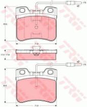 TRW GTD1015 - FRICTION   KIT