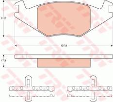 TRW GTD1019 - FRICTION   KIT