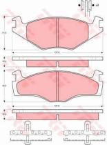 TRW GTD1027 - FRICTION   KIT