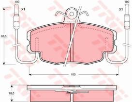 TRW GTD1039 - FRICTION   KIT