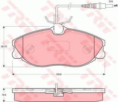 TRW GTD1043 - FRICTION   KIT