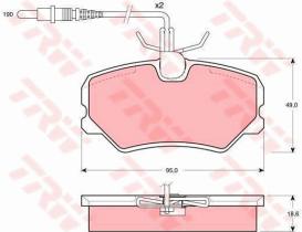 TRW GTD1044 - FRICTION   KIT