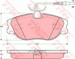 TRW GTD1074 - FRICTION   KIT